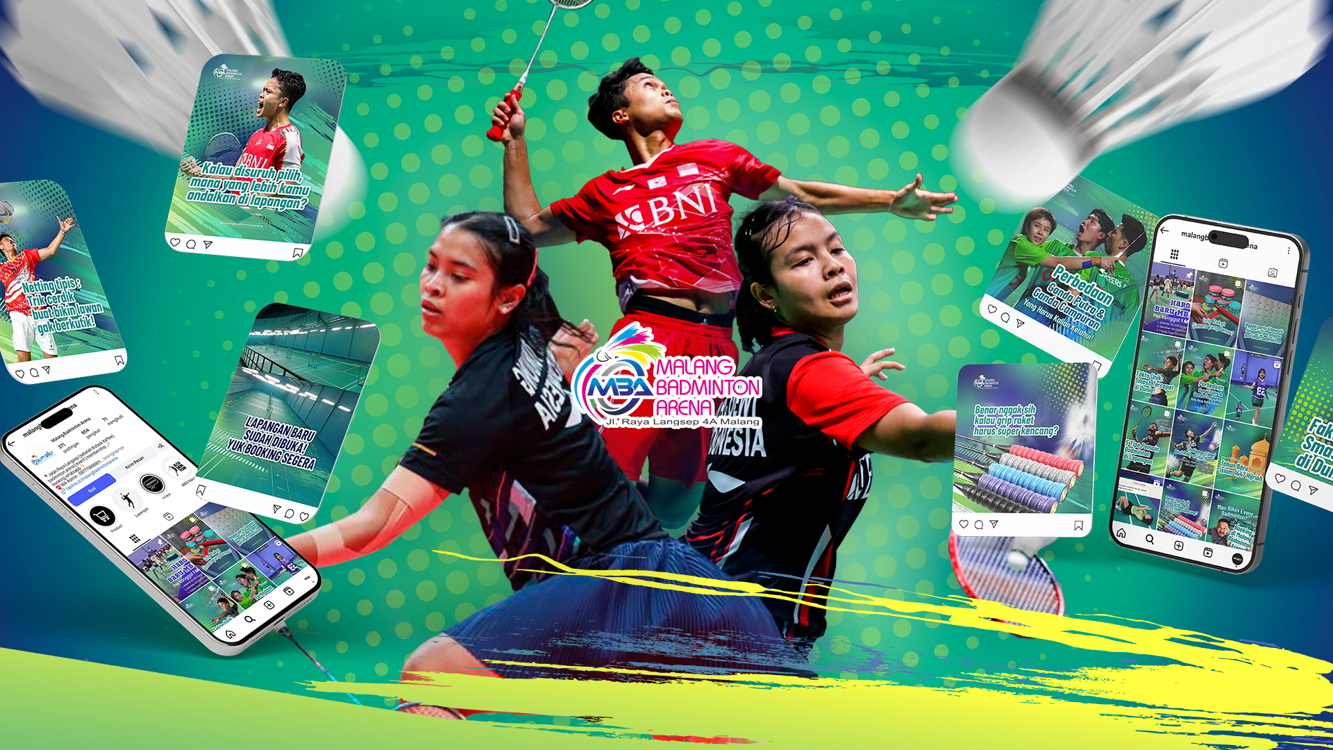 Malang Badminton Arena | Social Media Agency Surabaya